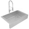 Elkay 18 Gauge Stainless Steel 35-7/8" x 20-1/4" x 9" Single Bowl Farmhouse Sink and Faucet Kit with Drain ECTRUF30179RFCC - alternate 5